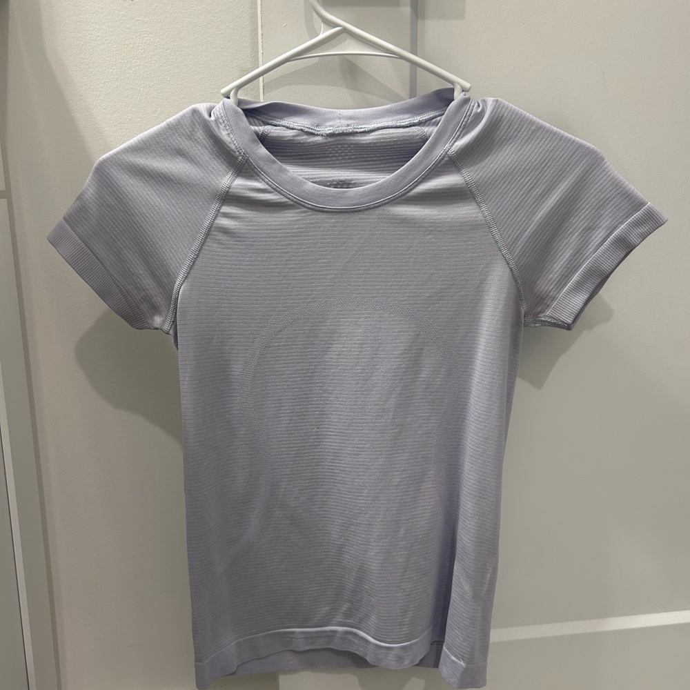 Lululemon Light blue Athletic T-Shirt